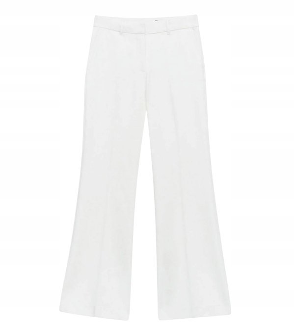 Spodnie materiałowe damskie STOCKH LM INES rozmiar 38, białe