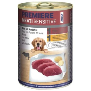 PREMIERE Meati Sensitive Wołowina z ziemniakami 6x400 g - Mokra karma dla psów - miniaturka - grafika 1