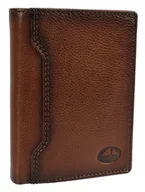 Portfele - Portfel Męski Skórzany EL FORREST Duży Pionowy Bez Zapięcia Dwa Skrzydełka 859 29 RFID BRĄZOWY 13 x 10 x 2.5 [cm] - miniaturka - grafika 1