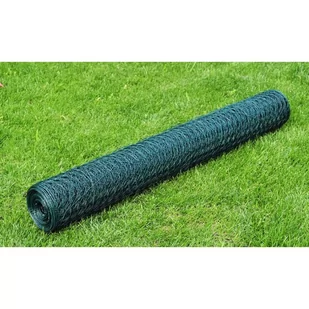 vidaXL vidaXL Siatka ogrodzeniowa, ogrodzenie, kryte PCV (1 x 25 m) - Ogrodzenia - miniaturka - grafika 1