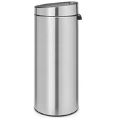 Kosze na śmieci - Brabantia Kosz na śmieci Touch Bin New 30l stal matowa 115349 - miniaturka - grafika 1