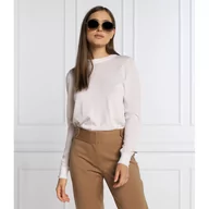 Swetry damskie - Michael Kors Wełniany sweter MERINO BUTTON | Regular Fit - miniaturka - grafika 1
