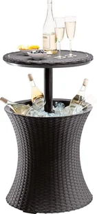 KETER Stolik ogrodowy 3w1 50 cm Pacific Cool Bar brąz BK-002108 + 20 zł na pierwsze zakupy BK-002108 - Stoły ogrodowe - miniaturka - grafika 2