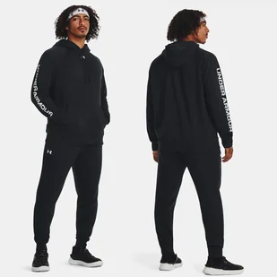 Zestaw dresowy Męski Set Under Armour Sportowy Slim Fit Czarny 1379768-001 XL Czarny - Dresy męskie - miniaturka - grafika 1
