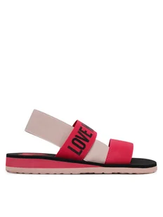 LOVE MOSCHINO Sandały JA16033G0MJN460C Różowy - Sandały damskie - miniaturka - grafika 1