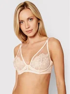 Biustonosze - Maison Lejaby Biustonosz z fiszbiną Pas De Deux 20834 Beżowy - miniaturka - grafika 1