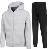 Dresy męskie - 4F OCIEPLANY DZIEWCZÄCY DRES KOMPLET BLUZA SPODNIE / rozm 164 - miniaturka - grafika 1