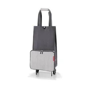 Wózek FOLDABLETROLLEY, herringbone grey, Reisenthel - Torby i wózki na zakupy - miniaturka - grafika 1