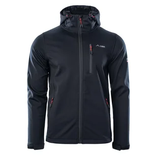 Męski Softshell ELBRUS IFARO POLARTEC M000141670 – Czarny - Bluzy sportowe męskie - miniaturka - grafika 1