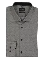 Koszule męskie - OLYMP Koszula "No 6 six" - Super Slim fit - w kolorze szarym - miniaturka - grafika 1