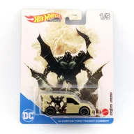 Samochody i pojazdy dla dzieci - HOT WHEELS Premium DC Comics '09 Custom Ford Transit Connect HCN84 - miniaturka - grafika 1