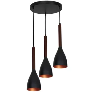 Milagro Lampa sufitowa BARON BLACK 6xGU10 MLP9017 - Lampy sufitowe - miniaturka - grafika 2