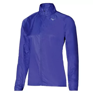 Kurtki i kamizelki sportowe męskie - Damskie Kurtki Do Biegania Mizuno Areo Jacket | Violet Blue - Rozmiar M - grafika 1