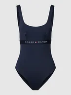 Stroje kąpielowe - Kostium kąpielowy z detalem z logo model ‘ONE PIECE’ - miniaturka - grafika 1