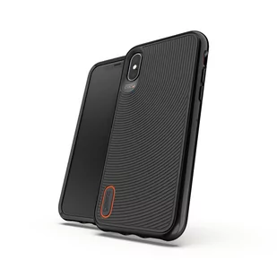 Gear4 D3O Battersea czarne etui obudowa na tył Apple iPhone X CZARNY NA TYŁ TWORZYWO SZTUCZNE 33671 - Etui i futerały do telefonów - miniaturka - grafika 1
