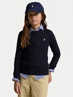 Swetry dla chłopców - Polo Ralph Lauren Sweter 313901316009 Granatowy Regular Fit - miniaturka - grafika 1