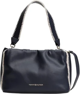 Tommy Hilfiger Damska torba TH SOFT SUMMER MINI BUCKET AW0AW17541, niebieska (Space Blue), OS, Niebieski (Space Blue), One Size - Torebki damskie - miniaturka - grafika 1