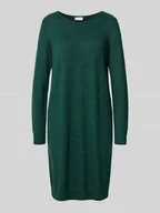 Sukienki - Sukienka o długości do kolan z okrągłym dekoltem model ‘RIL’ - miniaturka - grafika 1