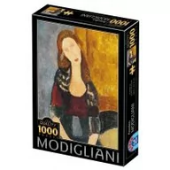 Puzzle - D-Toys Puzzle 1000 elementów. Portret Jeanne Hebuterne, Amadeo Modogliani - miniaturka - grafika 1