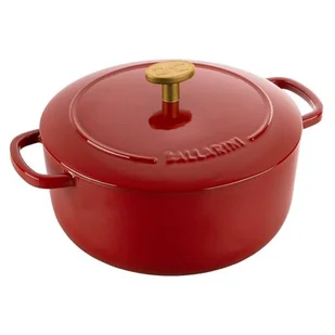 Garnek żeliwny okrągły BALLARINI BELLAMONTE 75003-563-0 - 5,5 ltr czerwony - Garnki - miniaturka - grafika 1