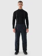 Spodnie narciarskie - 4F Spodnie narciarskie membrana Dermizax 20000 męskie - czarne XXL - miniaturka - grafika 1