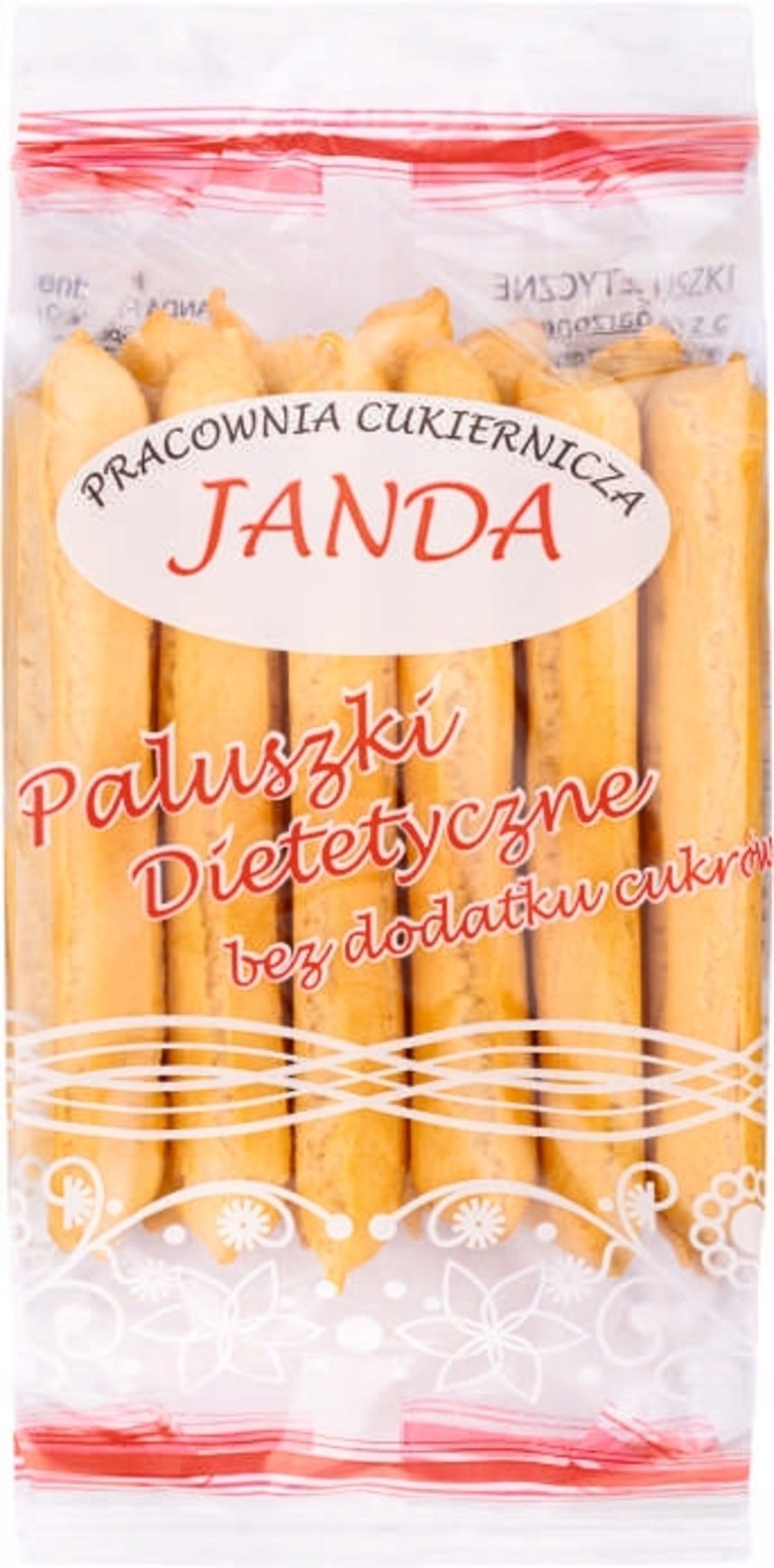 Janda Paluszki Ptysiowe Bez Dodatku Cukru 6 sztuk 150g