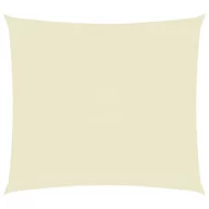 Parasole ogrodowe - vidaXL Prostokątny żagiel ogrodowy, tkanina Oxford, 3x4 m, kremowy 135210 - miniaturka - grafika 1
