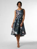 Sukienki - Swing - Damska sukienka wieczorowa, niebieski|wielokolorowy - miniaturka - grafika 1