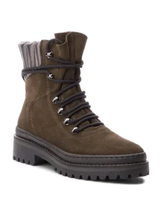 Buty damskie Tommy Hilfiger Modern hiking Boot skórzane trapery-40 - Botki damskie - miniaturka - grafika 1