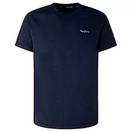 Koszulki męskie - Pepe Jeans Thane Crew t-shirt męski, 594 dulwich, XS - miniaturka - grafika 1