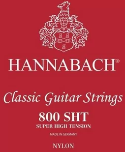 Hannabach 652396 Saiten für Klassik Gitarre Serie 800 Super High Tension versilbert - E6 652396 - Struny gitarowe  - miniaturka - grafika 1