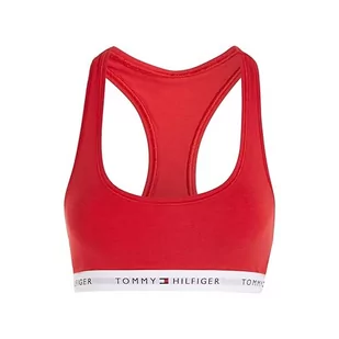 Tommy Hilfiger Damski biustonosz bez podszewki, Podstawowy czerwony, XS - Biustonosze - miniaturka - grafika 1
