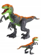 Figurki dla dzieci - FIGURKA DINOZAURA VELOCIRAPTOR Z RUCHOMYMI KOŃCZYNAM Z DŹWIĘKIEM ŚWIATŁEM - miniaturka - grafika 1