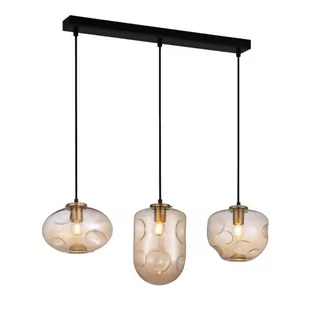 Italux Hatella PND-112038-3-BRO+AMB PND-112038-3-BRO+AMB - Lampy sufitowe - miniaturka - grafika 1