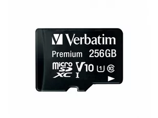 VERBATIM Micro SDXC, 256 GB, Class 10 + adapter SD - Karty pamięci - miniaturka - grafika 1