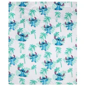 Kołdry i poduszki dla dzieci - Stitch Disney Kołderka dziecięca, niebiesko-biała kołdra 120x150cm, OEKO-TEX 120x150 cm - miniaturka - grafika 1