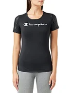 Koszulki i topy damskie - Champion t-shirt damski c-tech, czarny, XS - miniaturka - grafika 1