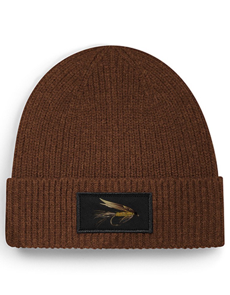 Czapka zimowa beanie wędkarska dla wędkarza na ryby na prezent 