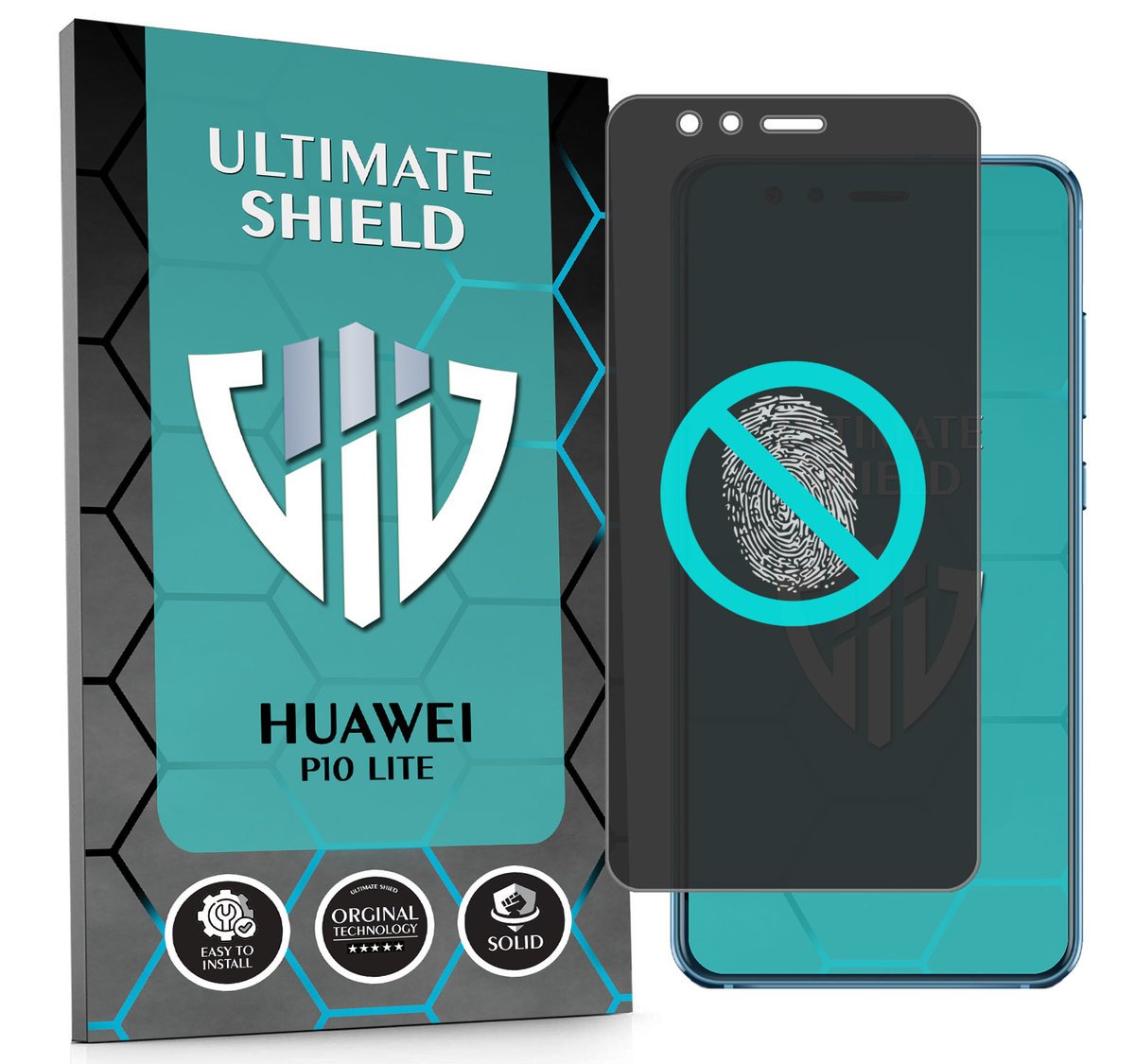 NAJLEPSZE SZKŁO 5D PEŁNE DO HUAWEI P10 LITE SZKIEŁKO NIETŁUKĄCE ORYGINAŁ