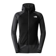 Bluzy damskie - Damska bluza polarowa The North Face Bolt Polartec Hoodie asphalt grey/black - M - miniaturka - grafika 1