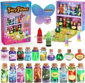 Dekoratorstwo - Zestaw Wróżkowych 20 Mikstur dla Dzieci Kreatywny Prezent z Magicznym Pyłem - miniaturka - grafika 1