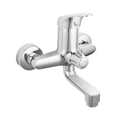 Baterie wannowe i prysznicowe - Bateria wannowa chrom Combo Ferro - miniaturka - grafika 1