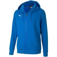 Bluzy męskie - Bluza męska Puma teamGOAL 23 Casuals Hooded Jacket niebieska 656708 02-L - miniaturka - grafika 1