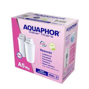 Wkład filtrujący Aquaphor A5Mg magnezowy, 2 szt. - Wkłady filtrujące - miniaturka - grafika 1