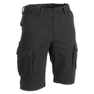 Spodnie męskie - spodnie bojówki krótkie US VINTAGE SHORSTS PREWASH BLACK-XXL - miniaturka - grafika 1