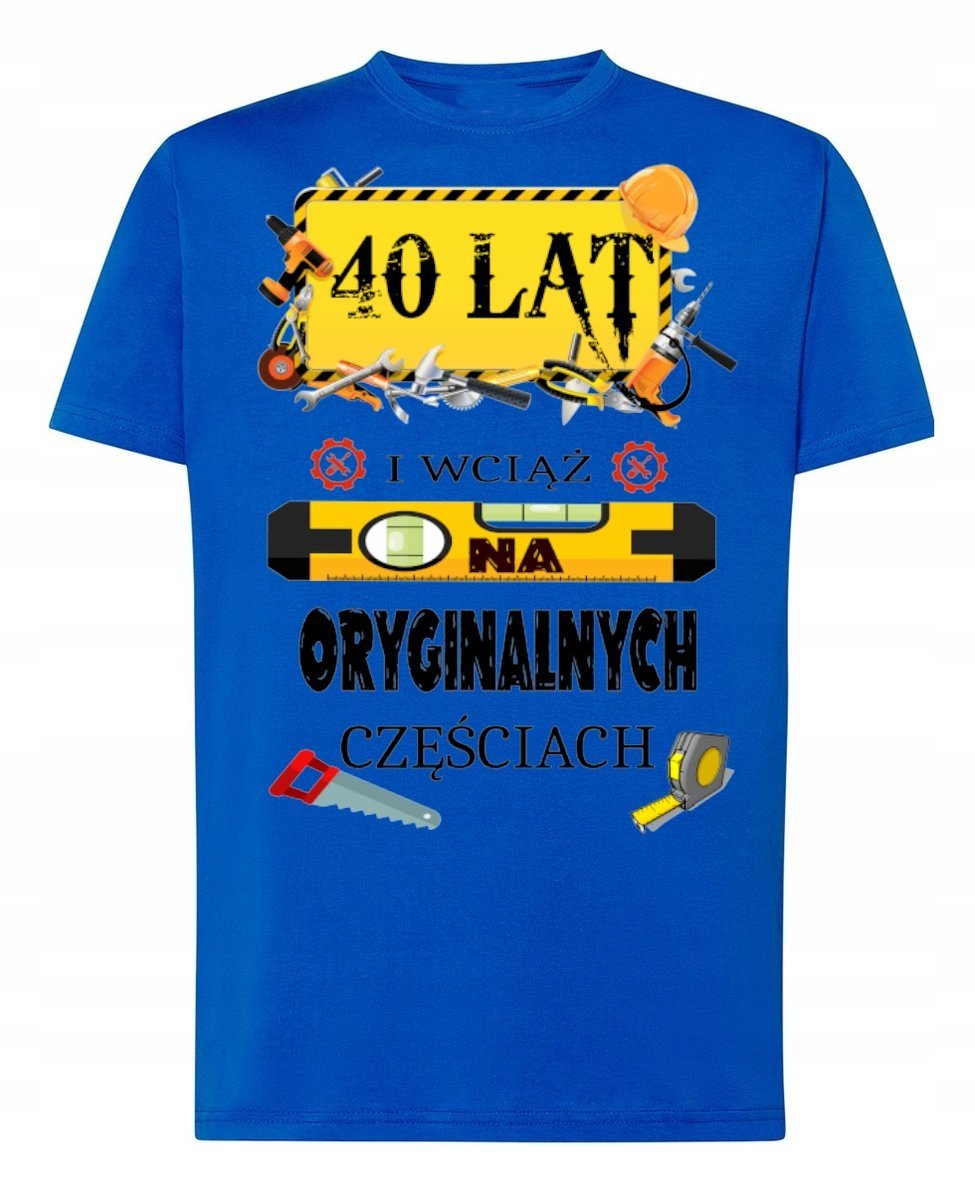 Koszulka T-Shirt na 40 Urodziny Prezent 40LAT XL