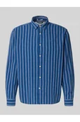 Koszule męskie - Koszula dżinsowa z czystej bawełny o kroju regular fit model 'PAXTON - Pepe Jeans - miniaturka - grafika 1
