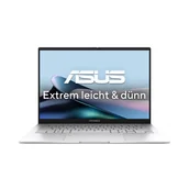 Laptopy - ASUS Zenbook 14 OLED UX3405CA-PP485W Intel Core Ultra 9 285H 14" WQXGA+ 32 GB RAM 1 TB SSD Wi-Fi 7 (802.11be) Windows 11 Home Niemiecki Srebrny - miniaturka - grafika 1