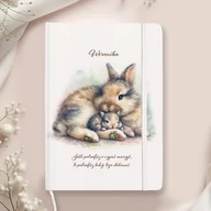 Notesy i bloczki - NOTATNIK z imieniem dziecka Zając - miniaturka - grafika 1