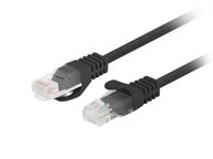 Pozostałe akcesoria sieciowe - Lanberg, Patchcord KAT.6 UTP 0.5m Fluke Passed, czarny, 10-pack - miniaturka - grafika 1